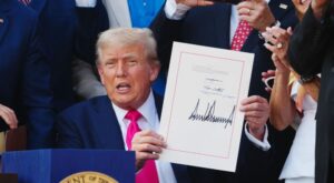 Trump Budget Bill signing ceremony at the White House